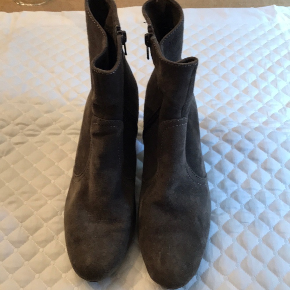 Suede booties